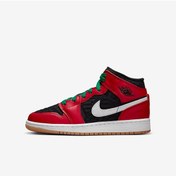 Resim Nike Jordan 1 Mid Se Christmas (GS) - Dq8418-006 Kadın Jordan Spor Ayakkabısı 