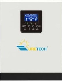 Resim Uretech 3kva 2400 Watt 24v Tam Sinüs Akıllı Mppt 40a İnverter 