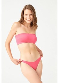 Resim Cottonhill Straplez Crop Top Büstiyer Pembe Pembe 