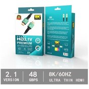 Resim 1.5 Metre 8k Hdmi Kablo 2.1 Versiyon Hdmi Kablo Arc 8k 60 Hz 48 Gbps 4320p Hdmi Kablo 