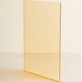 Resim 33 X 24.5 Yüksek Isıya Dayanıklı Şömine Kuzine Soba Camı 4 Mm - Seramik Cam Bal Rengi, Şeffaf 