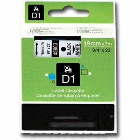 Resim Dymo HPZR Dymo 45803 Beyaz Üzerine Siyah Muadil Etiket 