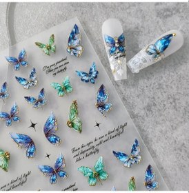 Resim 1 Adet Tatlı Kiraz Nail Art Takılar Çıkartmalar Kawaii Meyve Tasarım Tırnak Transferi Çıkartmaları Dıy Manikür Kendinden Yapışkanlı Dekorasyon Kaydırıcı Derin Mavi 