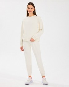 Resim Skechers W Essential Jogger Sweatpant Kadın Offwhite Eşofman Altı S242118-102 Siyah 