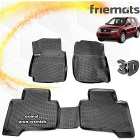 Resim Suzuki Vitara 3D Paspas Havuzlu Siyah 2006-2014 Arası 4 Prç N11.20147 