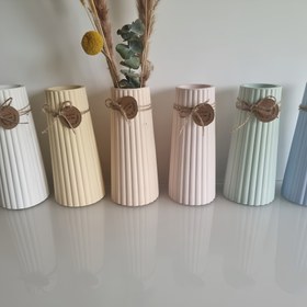 Resim Geniş Yuvarlak Silikon Vazo Kalıbı - Yapışmaz, Esnek Reçine, Beton, Alçı ve Mum Yapımı için Döküm Kalıbı - Şık Çiçek Desenli Ev Dekorasyonu El Sanatları, Kolay Çıkartma & Yeniden Kullanılabilir Vazo Kalıbı, Dekoratif Kurdele Detayı, Kolay Ayrılan Malzeme 