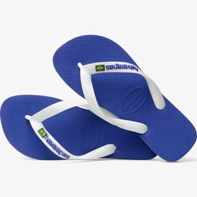 Resim Havaianas Brasil Logo Turquois Unisex Mavi Terlik 