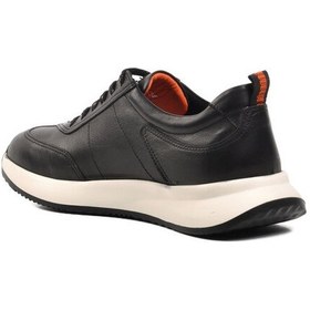 Resim Aspor Siyah Hakiki Deri Erkek Casual Ayakkabı Siyah 