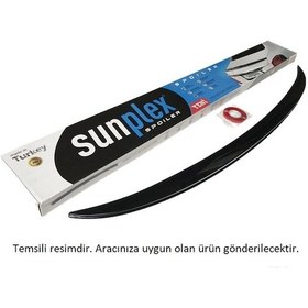 Resim Sunplex Renault Fluence 2009 2010 2011 2012 2013 2014 2015 2016 Uyumlu Spoiler Bagaj Çıtası Parlak Siyah SPO-2 020 101 