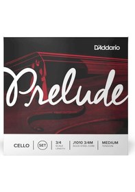 Resim D'addario J101034 Prelude Çello Tel Seti 3/4 3/4 Ölçek İçin Optimize Edilmiş Tansiyon Dengeli Ses Yayılımı Ve Kolay Çalınabilirlik 