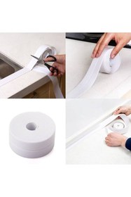 Resim CARNIVAL LAND CARNIVALLAND duş lavabo banyo kenar bandı beyaz 