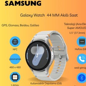 Resim Samsung Galaxy Watch 44 MM Akıllı Saat (Samsung Türkiye Garantili) 