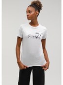 Resim Puma Bppo-000168 Blank Base - Beyaz Kadın Kısa Kol T-shirt 000000000101385147 