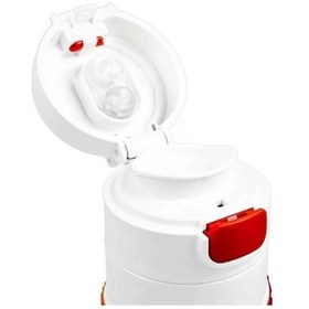 Resim Diller Vagonlife Dıller Çelik Pipetli/pipetsiz Kullanım Silikon Tutmaçlı El Askılı Matara/termos D9231 480ml Beyaz 