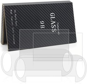 Resim AFUNTA Sony PlayStation Vita 1000 için ekran koruyucu folyo, arka yüzlü, 2'li paket sertleştirilmiş cam ön cam ve arka taraf için HD Clear PET film 