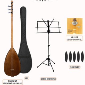 Resim RHN Kısa Sap Öğrenci Bağlama (OBGL13) Başlangıç Seti (Bağlama + Nota Sehpası + Kılıf + Tezene + Yede 