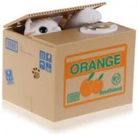 Resim BulutRetail Hareketli Para Çalan Kedi Kumbara 