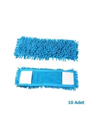 Resim Cod-Ex Mikrofiber Islak Kuru Nemli Makarna Şönil Palet Tablet Mop Yedeği - 50 CM - 10 Adet 