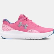 Resim Under Armour Pembe Kadın Koşu Ayakkabısı 3027411-600-UA GGS Surge 4 Print 