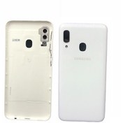 Resim Kdr Samsung Galaxy A20E A202 Kasa Pil Batarya Kapağı Beyaz 