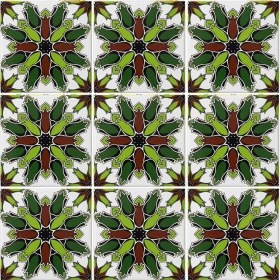 Resim Can Seramik 10x10 cm Cç-79 Kütahya Çini Karo 5'li 1 Paket 