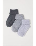 Resim MEM SOCKS 3'lü Kaydırmaz Çocuk Çorabı 