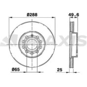 Resim Braxis AE0026 Ön Fren Disk Aynası Caddy Iıı 1.4 1.6 1.9tdı.2.0sdı A3 1.6 1.6 Fsı 1.9tdı 2.0fsı 2.0tdı 05 03- 1K0615301T 