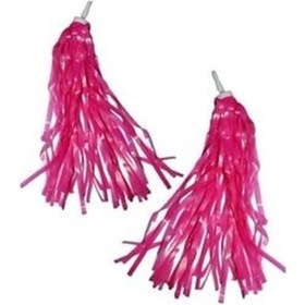 Resim Bisiklet Yan Püskül Takım Pembe Acid Yeşili 