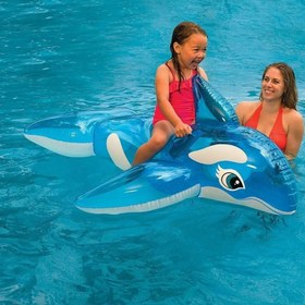 Resim Intex Şeffaf Balina Binici 152x114cm - 3+ Yaş 