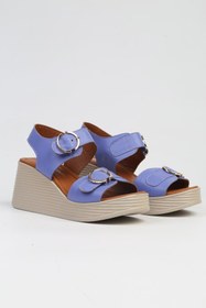 Resim Pierre Cardin ® | PC-7213- Mor-Kadın Dolgu Topuk Ayakkabı 