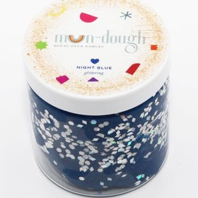 Resim Night Blue Glittering Double Doğal Oyun Hamuru 