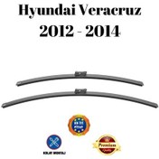 Resim Hyundai Veracruz 2012 2013 2014 Uyumlu Ön Cam Silecek Süpürgesi Takımı 600/500mm Silbak Sb2420c 