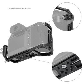 Resim Smallrig 3715 GFX100S / 50S Için Kafes ve Kablo Kıskacı 