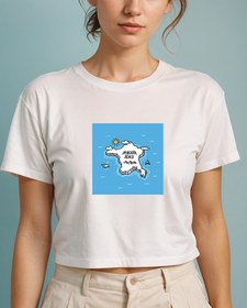 Resim Ankara Adası Crop Tişört 