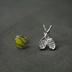 Resim 1 Çift Günlük Kullanıma Uygun Rahat Tenis Küpeleri, Spor Tutkunları İçin, Tenis Raketi Küpeleri, Kişisel Açıklama Takıları 