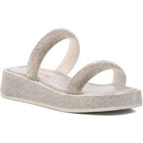 Resim Pierre Cardin Pc-53089 Gümüş Kadın Terlik 001 