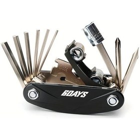 Resim Willowhaven Ktm 6days Motorcycle 16 Li 1 Aletli Çok Amaçlı Siyah Tamir Seti Vida Anahtarı 