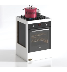 Resim Kenz Life Ankastre Modülü Kabini Beyaz Suntalam Malzeme ile 60 cm Genişlikte Fırın Ocak Dolabı 