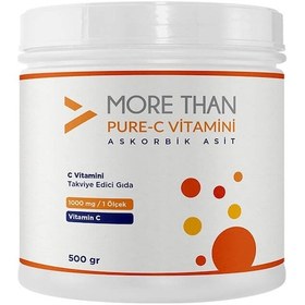 Resim More Than Pure C Askorbik Asit 500 G 