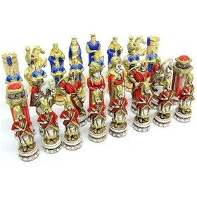 Resim Satranç Taşı Polyester Büyükboy Osmanlı Haçlı Dekoratif Hediyelik 