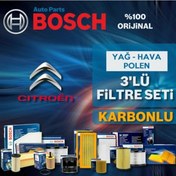 Resim Citroen C3 1.6 Dizel Bosch Filtre Bakım Seti 2016-Sonrası (495584909) 