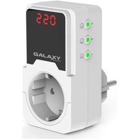 Resim Galaxy Energy S220 Dijital Ekranlı Ayarlanabilir Voltaj Koruyucu Priz 