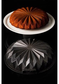 Resim Acar Motto Döküm Kek Kalıbı Siyah 