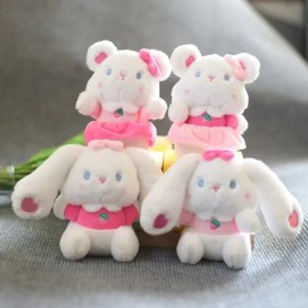 Resim Dzjjna Yeni 1 Adet Iyi Şanslar Karikatür Peluş Oyuncak Bebek Anahtarlık Sevimli Bebek Anahtar Küçük Kolye (Yurt Dışından) 