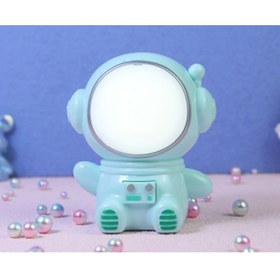 Resim hediyeconcepti Karikatür Spaceman Gece Işıkları Usb Şarj Edilebilir Lambalar Çocuklar Için Bebek Masa Lambası 