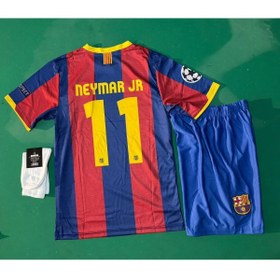 Resim Formaruh Neymar Jr 2011 Sezon Barcelona Futbol Çocuk Forması 4’Lü Set 
