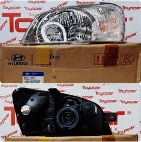 Resim Toyopar Hyundai Getz 2002-2005 ORJİNAL Far Sol 921101C010 MOBİS 