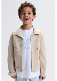 Resim Nk Kids Erkek Çocuk Brave Ceket Nk-41507 Krem 
