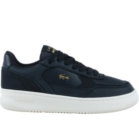 Resim Lacoste L001 Ace Kadın Siyah Spor Ayakkabı (751SFA0097.454) 