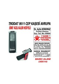 Resim Trodat 9511 Cep - Firma - Ofis - Şirket - Doktor - Avukat Kaşesi N11.24812 
